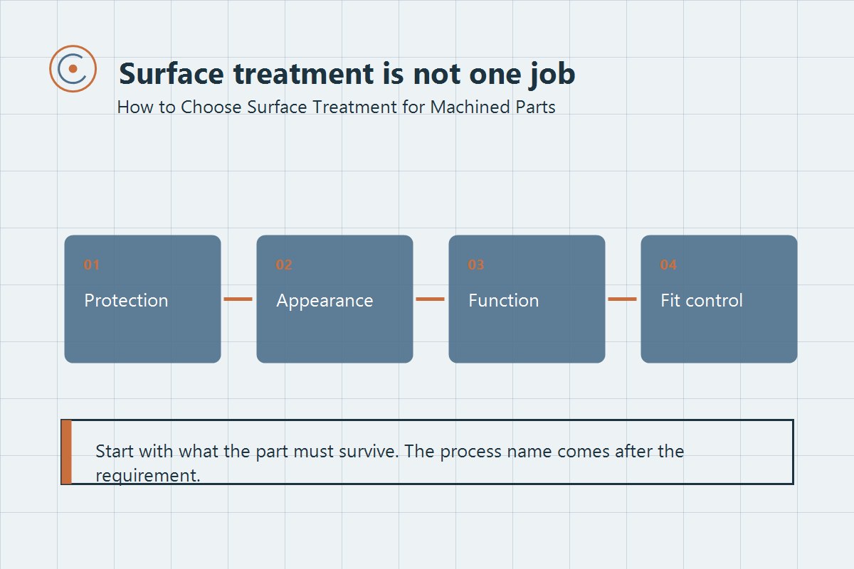 Protection, appearance, function, and fit in surface treatment selection