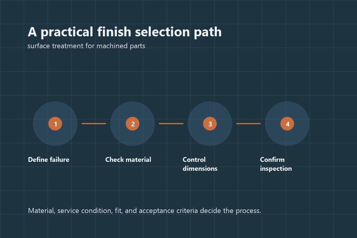 A practical selection path for machined part surface treatment
