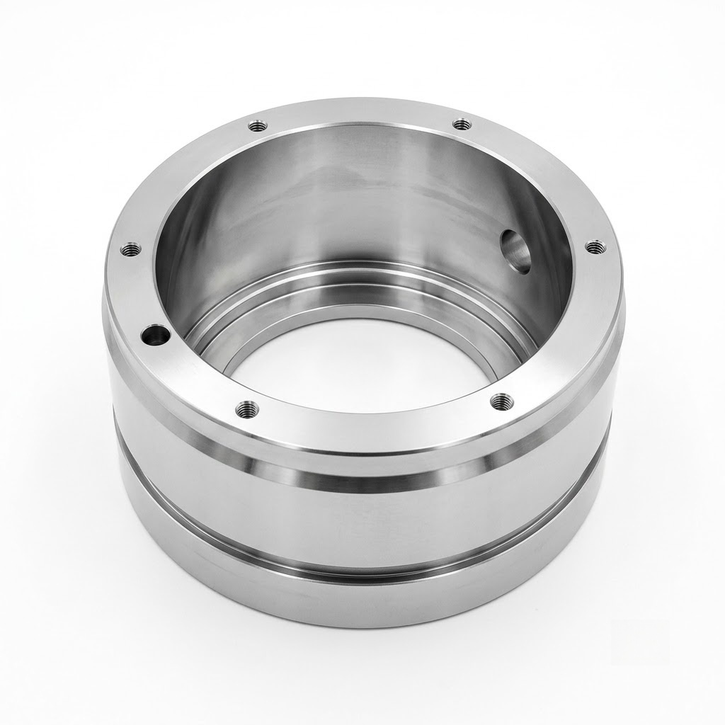 Representative large precision ring housing