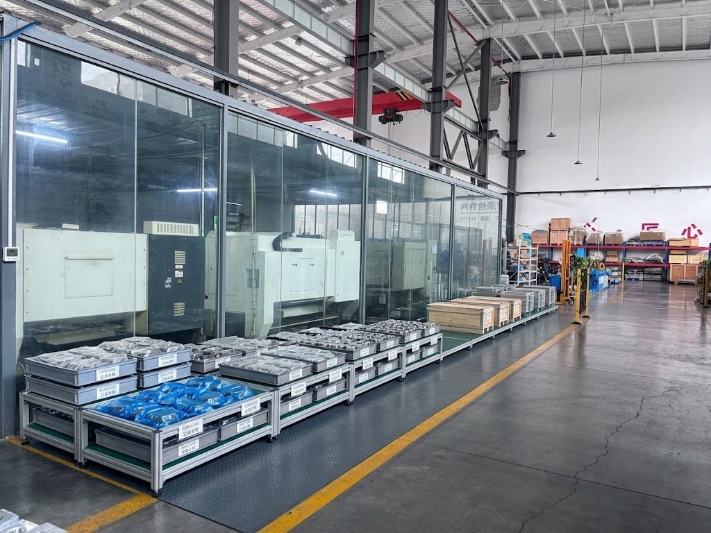 Production aisle and workholding parts