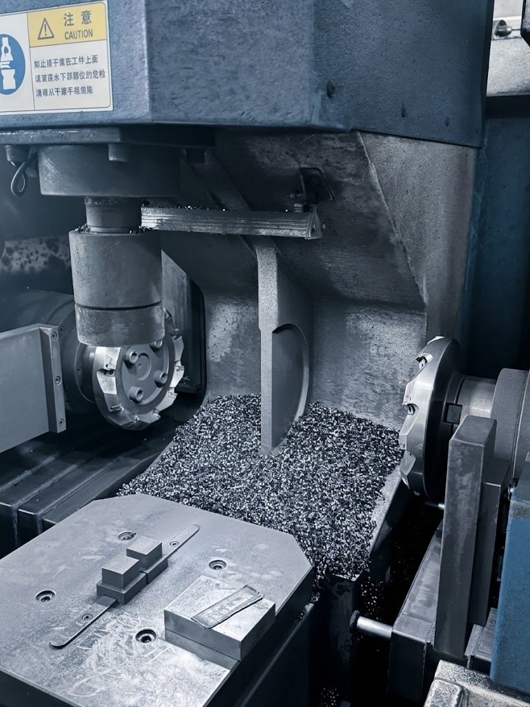Milling equipment at the Kunshan production base