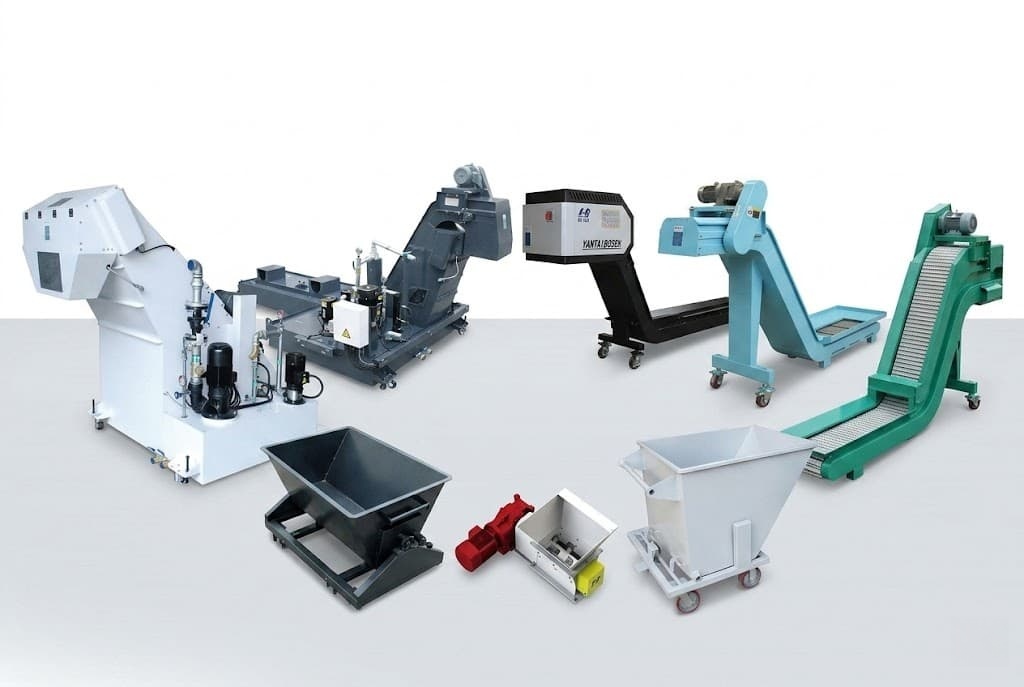 Chip conveyor parts and chip handling replacement components