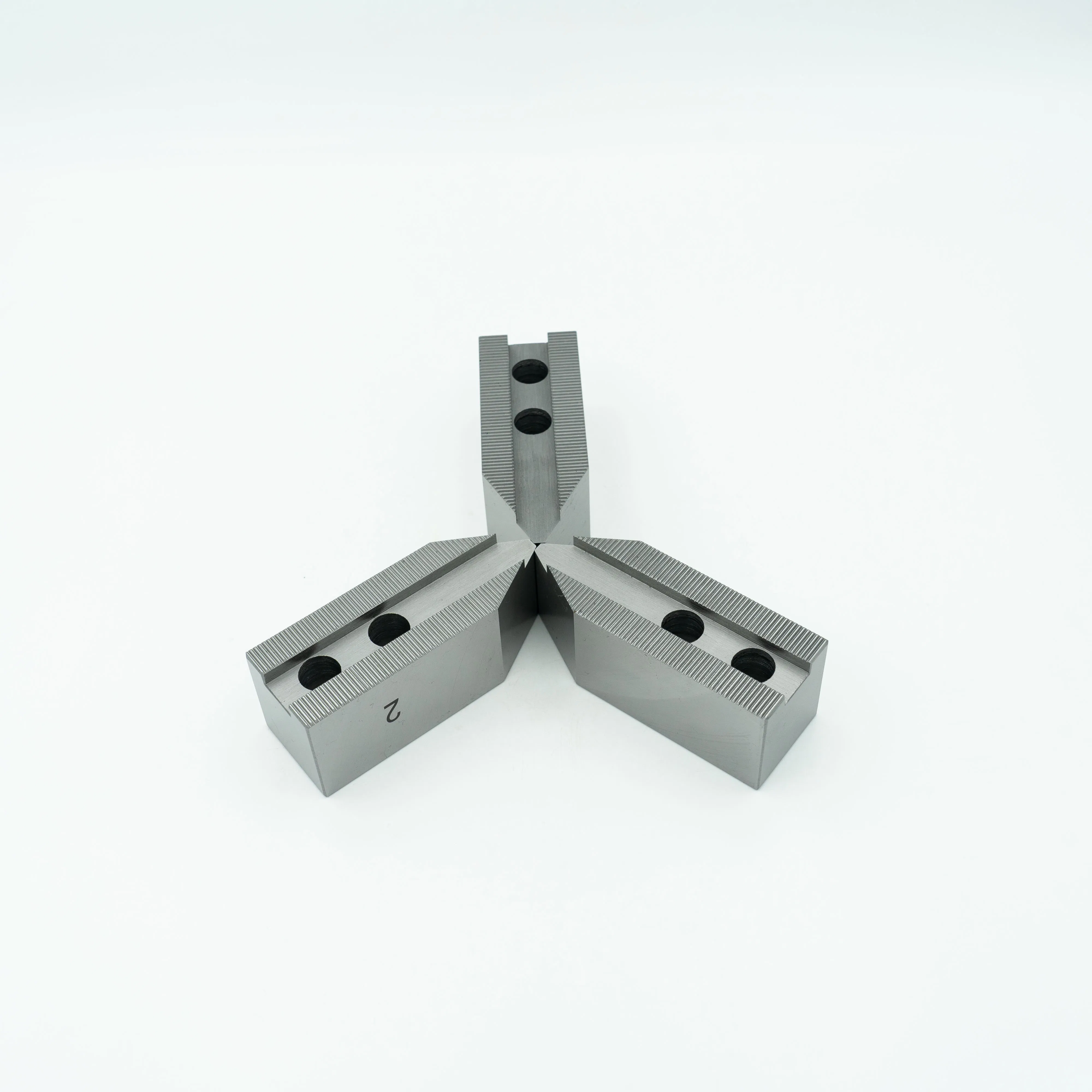 8 inch pointed soft jaws in 60, 90 and 120 degree forms
