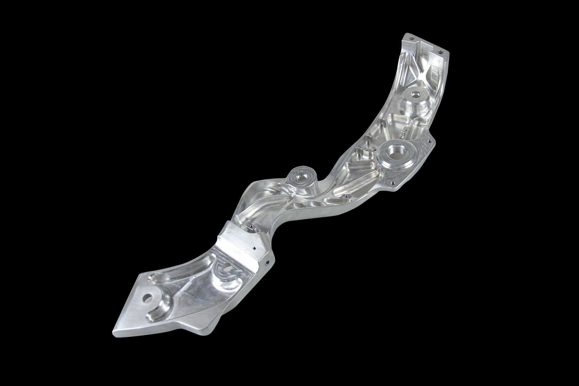 Representative contoured machined component for controlled applications